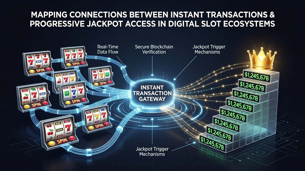 Diagram van realtime jackpot accumulatie via directe mobiele betalingen in online slots