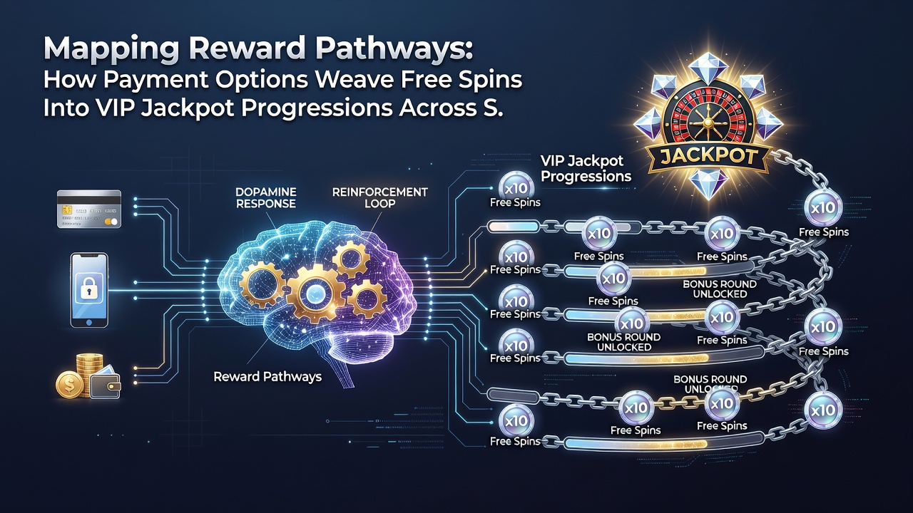 Diagram van VIP jackpot progressie via betalingsstromen in slots en live games