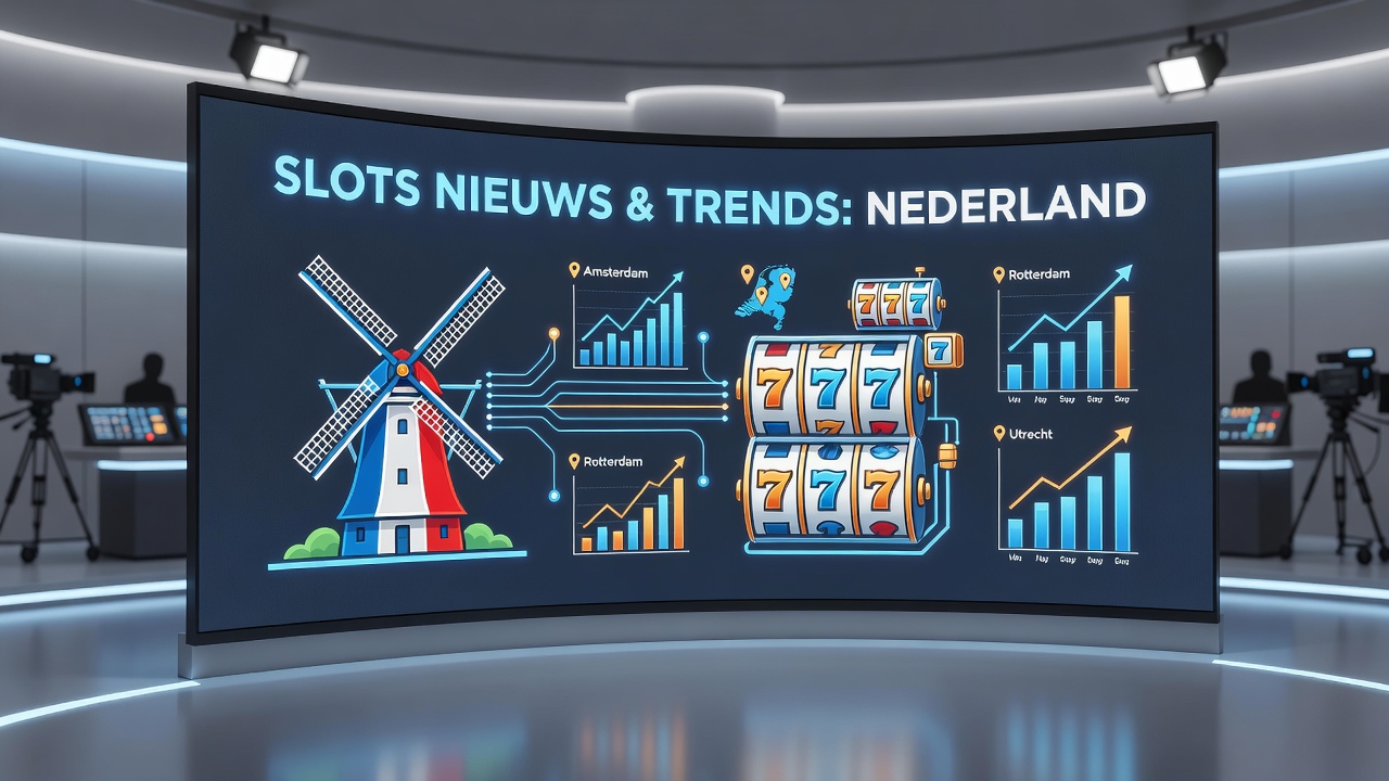 Logo's van Stakelogic en Winz.nl naast een selectie kleurrijke slotgames zoals Penguin Payday
