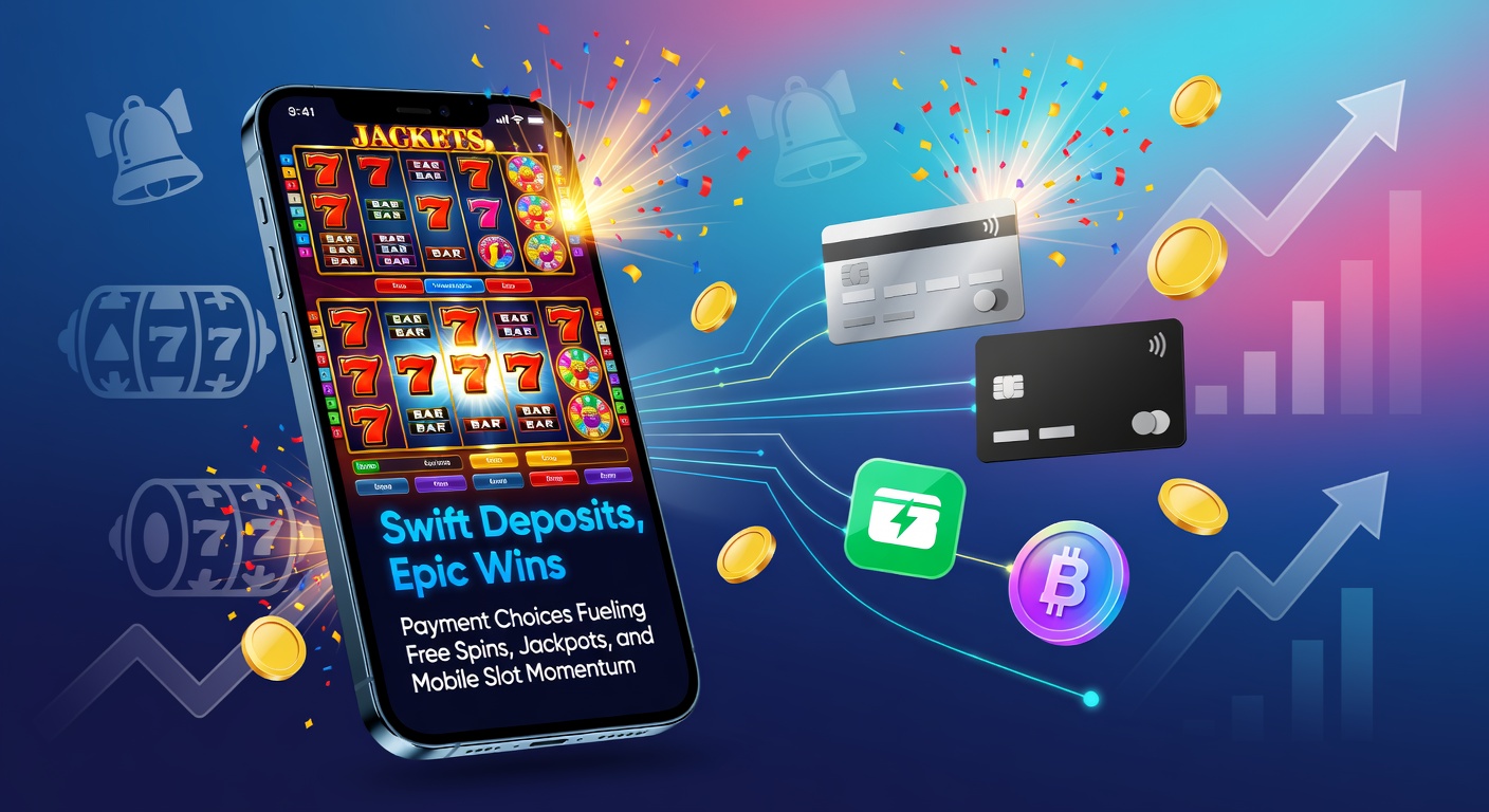 Schermafbeelding van een mobiele slot met snelle stortingsknoppen en jackpot teller die oploopt